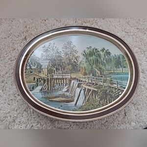 Vintage 60s Biscuit Tin by Sunshine Biscuits Storage Tin